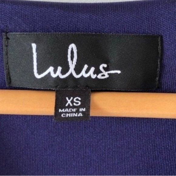 Lulu’s Clear Day Navy Blue T Shirt Dress - Picture 5 of 6